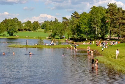 Lundebyvannet badeplass. ARKIVFOTO: Glenn Thomas Nilsen